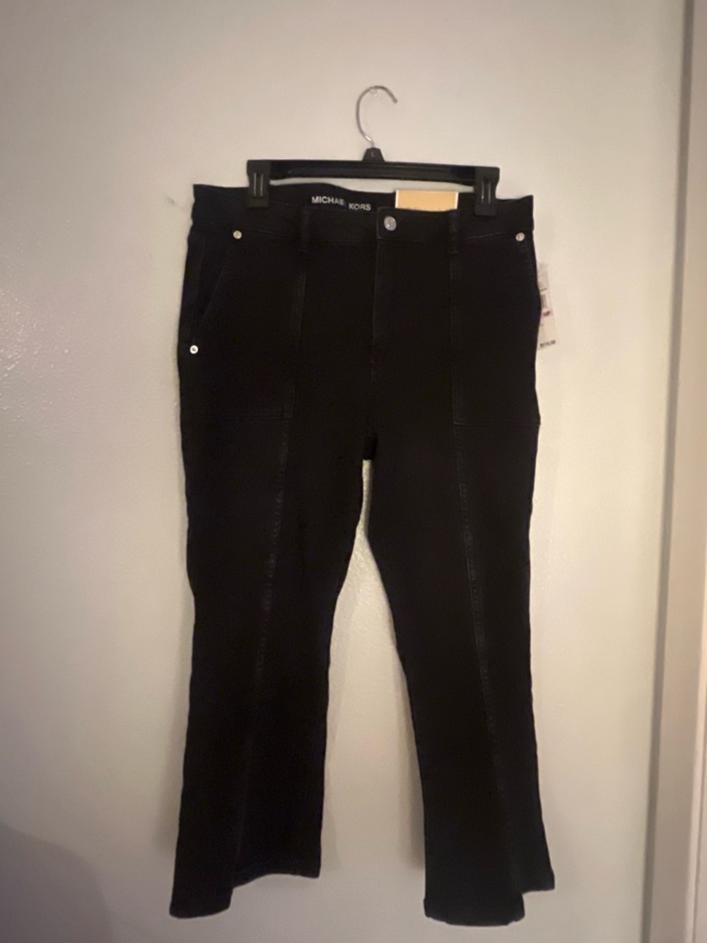 Michael Kors Black Straight-Leg Pants